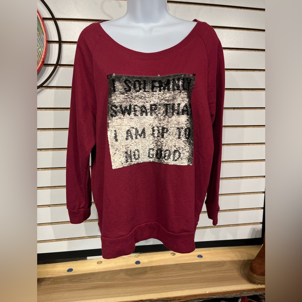 Harry Potter sequined sweatshirt 21” p2p - Picture 2 of 7